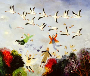 Trampolinspringen im Winter, 2007