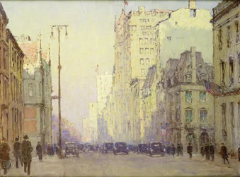 5th Ave, an der 57th Street, um 1918