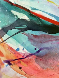 Lebhafter abstrakter Fluss