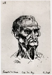 Zeichnung nach Leonardo da Vinci, ca. 1710-1765
