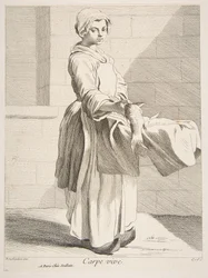Fischverkäufer, 1738