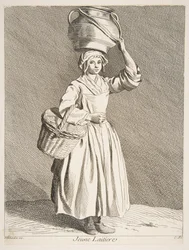 Junge Milchmagd, 1737