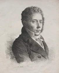 Receuil dessais lithographiques: Porträt von M. Coupin de La Couperie, 1816