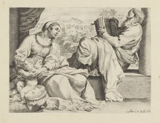 Heilige Familie mit dem jungen Johannes dem Täufer