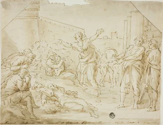 Trauer um den Körper des heiligen Stephanus