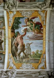 Pan und Diana (Fresko)