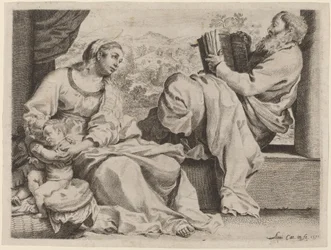 Die Heilige Familie mit Johannes dem Täufer