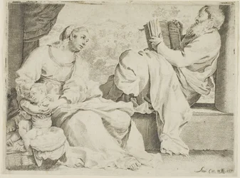 Die Heilige Familie mit Johannes dem Täufer