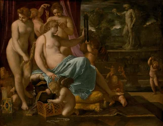 Venus von den Grazien geschmückt, 1590-1595