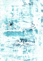 Gelassene Aqua Abstraktion