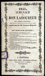 Titelblatt des Almanach du Bon Ploureur, von Agenor Larclause, Poitiers