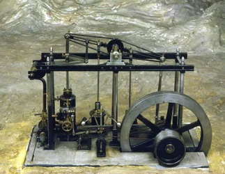 Dampfmaschine von James Watt, Nationalmuseum für Wissenschaft und Technik, Mailand.