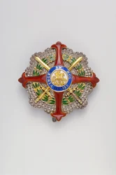 Königreich beider Sizilien - Orden des Heiligen Georg der Wiedervereinigung: Plakette eines Ritters Großes Halsband - ca. 1819