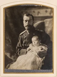 Zar Nikolaus II. und Zarewitsch Alexei