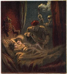 Ermordung der Kinder Eduards IV. von England (1442-1483) im Jahr 1483: Eduard V. (1470-1483), König von England, und Richard, Herzog von York (oder Richard von Shrewsbury)