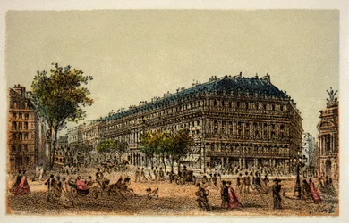 Paris 1874: Boulevard des Capucines. Private Sammlung