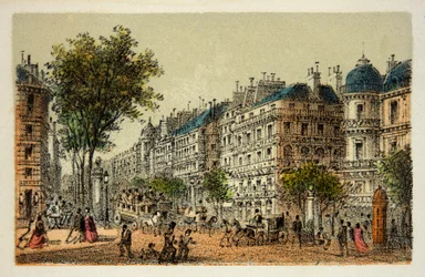 Paris 1874: Boulevard des Italiens