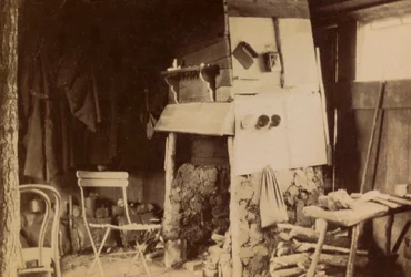 Fotografie aus einem persönlichen Album eines Infanterieleutnants während der ersten Monate des Ersten Weltkriegs (1., Iere