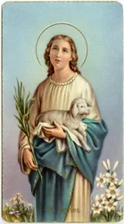 Fromme Bild: Agnes von Rom