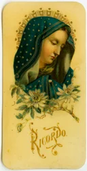 Andachtsbild: Jungfrau Maria