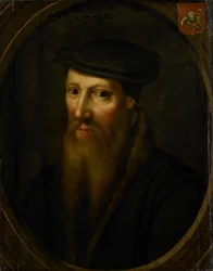 Porträt von David Jorisz, um 1550-1649