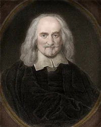 Porträt von Thomas Hobbes (1588-1679), englischer Philosoph