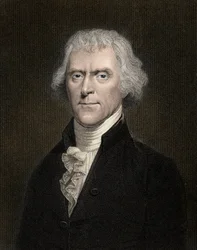 Porträt von Thomas Jefferson (1743-1826), Präsident der Vereinigten Staaten von 1801 bis 1809