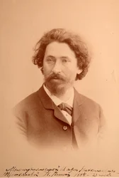 Porträt des Künstlers Ilya Iefimovitch Repin (1844-1930)