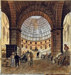 Die Pariser Börse von Deroy, Gravur von 1887 in „Paris-Illustrous Newspaper Weekly“.