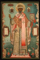 Sankt Nikolaus von Zaraysk, frühes 18. Jahrhundert