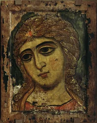 Der Erzengel Gabriel, der Engel mit dem goldenen Haar, ca. 1200
