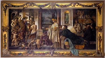 Das Gastmahl (nach Plato), zweite Fassung