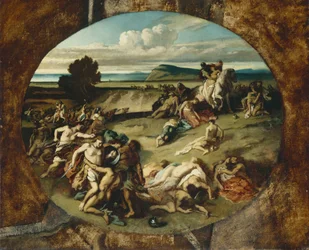Die Schlacht der Amazonen, 1857