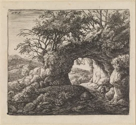Landschaft mit Pfad