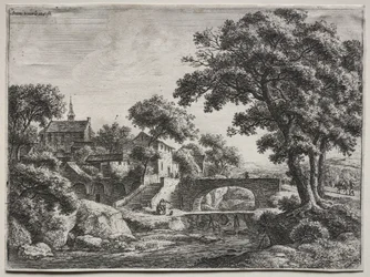 Zwölf Landschaften (H.95-106): Die zwei Brücken