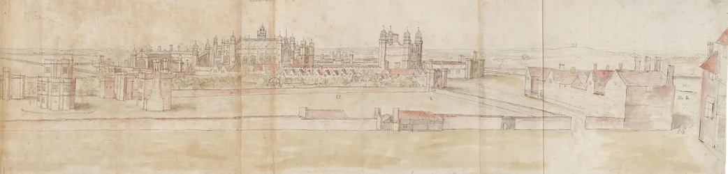 Hampton Court Palace von Norden, ca. 1550-1560