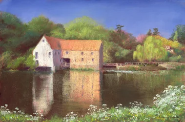 Frühling an der Mühle