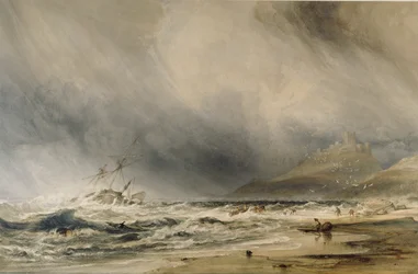 Bamburgh Castle, 1852