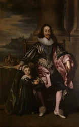 König Karl I. und Prinz Charles