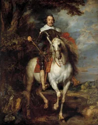 Reiterporträt von Don Francisco de Moncada (1586-1635), Graf von Ossuna, Botschafter von König Philipp IV. von Spanien in Brüssel