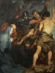 Jesus Christus trägt das Kreuz
