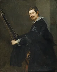 Mann mit einer Laute, zwischen 1621 und 1630