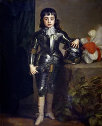 Porträt von Karl II. von England als Kind
