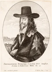 Porträt von Karl I., veröffentlicht 1649