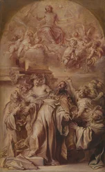 Die Ekstase des heiligen Augustinus