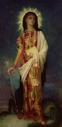St. Margarete tötet den Drachen