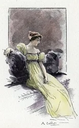 Porträt von Josephine de Beauharnais (1763-1814) zur Zeit ihrer Begegnung mit Napoleon Bonaparte (1769-1821) um 1795