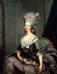 Die Prinzessin Lamballe, spätes 18. Jahrhundert