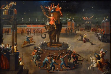 Karussell mit Elefant
