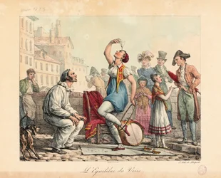 Der Glasbalancierer, 1815-30